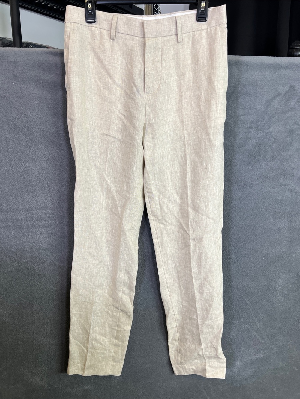 H&M Men's 100% Linen Pants in Light Beige